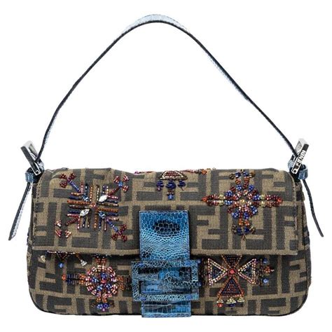 fendi baguette python|Fendi baguette for sale.